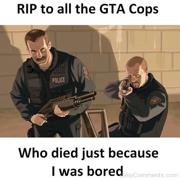 RIP To All The GTA Cops