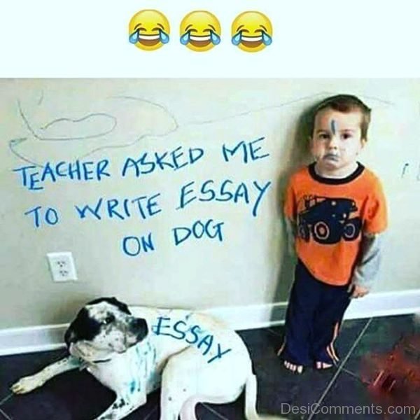 Teacher Asked Me To Write Essay On Dog