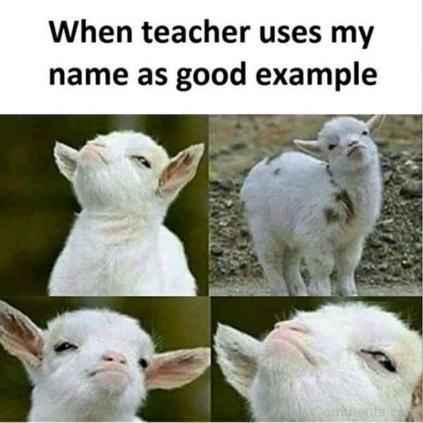 When Teacher Uses My Name