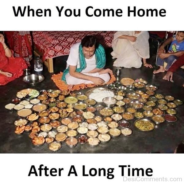 When You Come Home After A Long Time