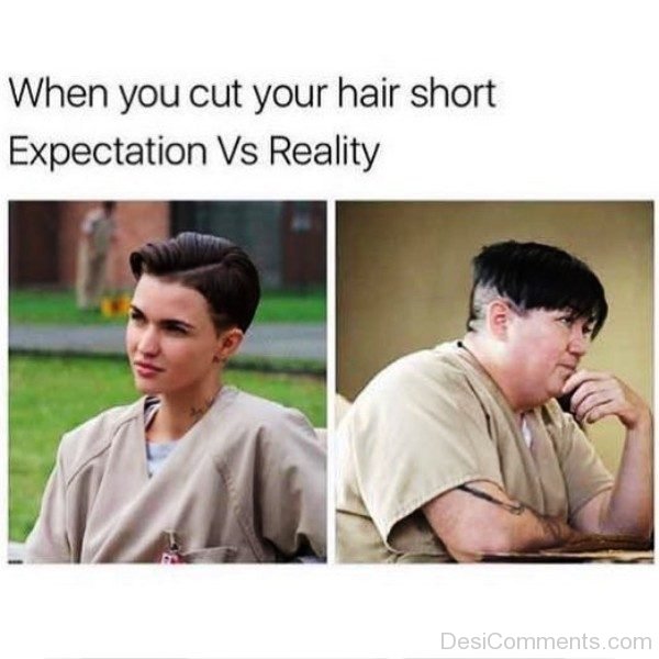 When You Cut Your Hair Short