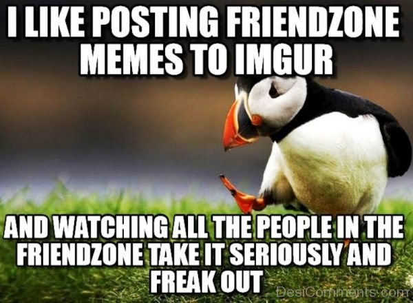 I Like Posting Friendzone Memes To IMGUR