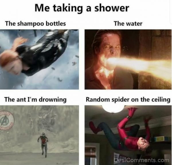 Me Taking A Shower
