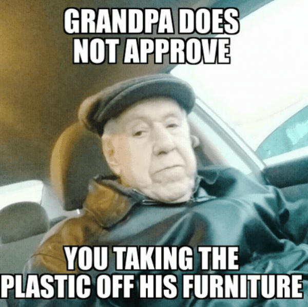 Grandpa Does Not Approve