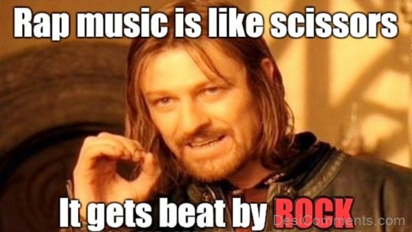 Rap Music Is Like Scissors