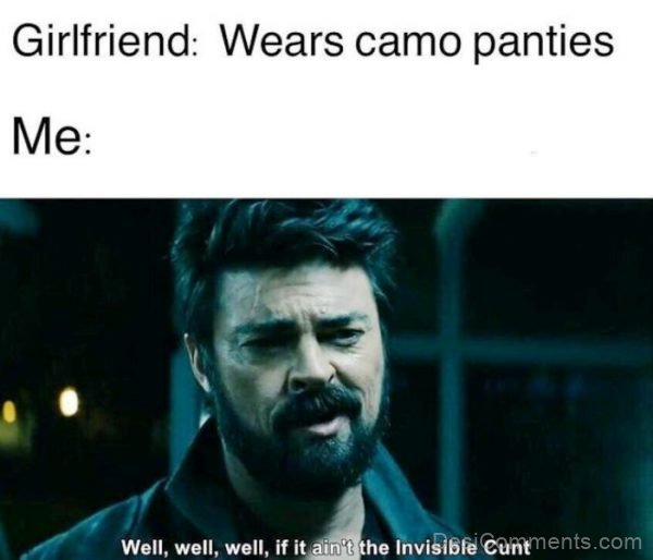 Wears Camo Panties