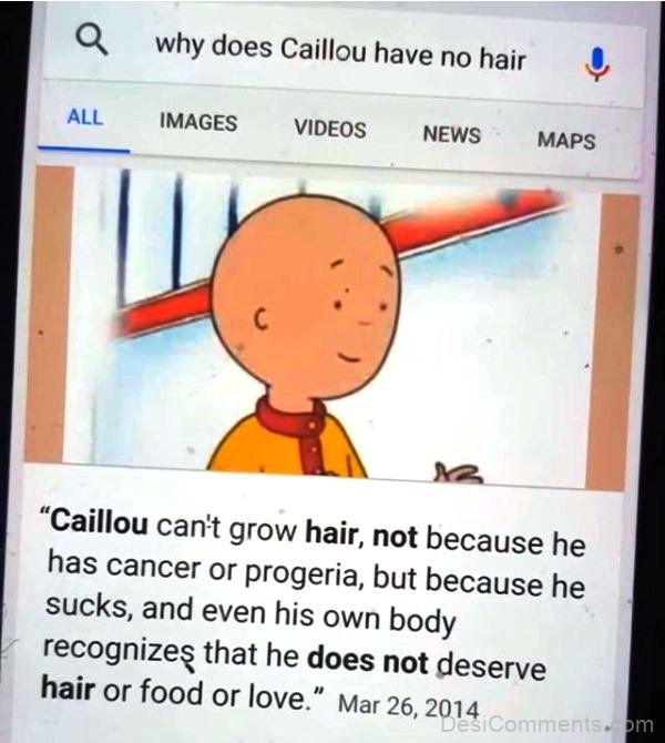 Why Does Caillou