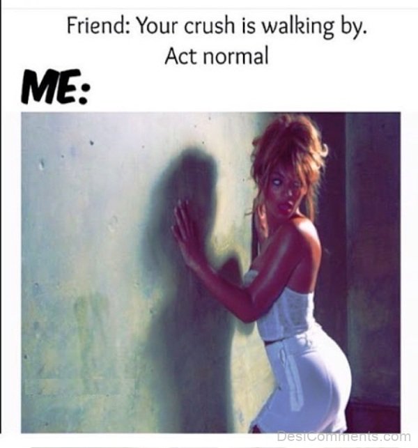Your Crush Is Walkig By