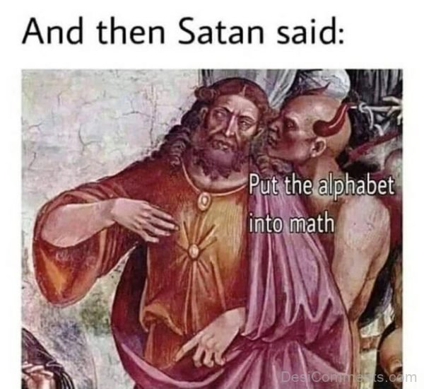 And Then Satan Said