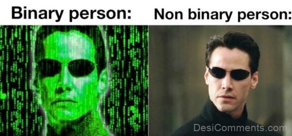 Binary Person Vs Non Binary Person