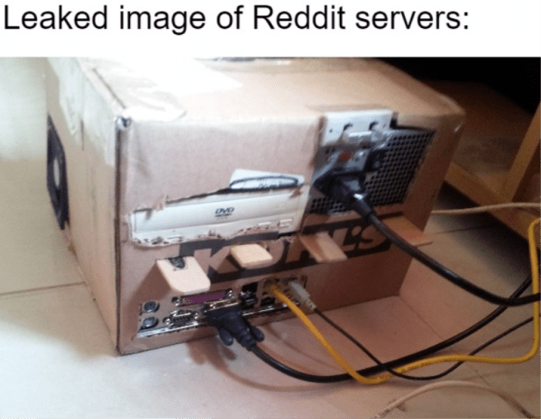 Leaked Image Of Reddit Servers