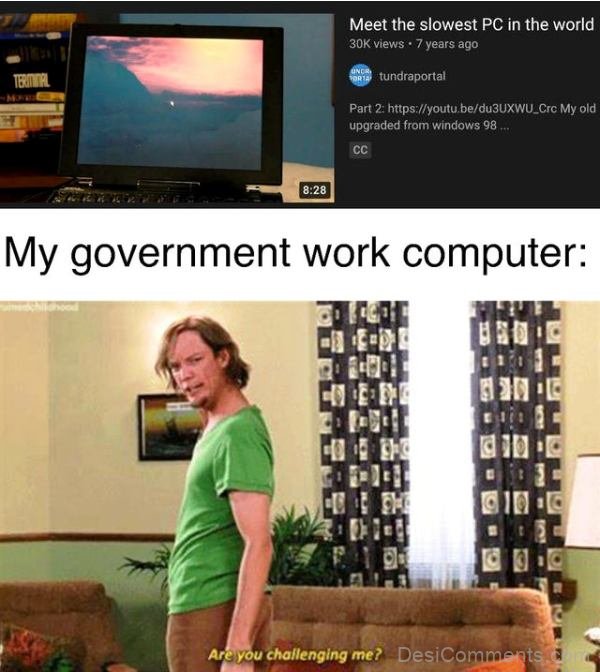 My Government Work Computer