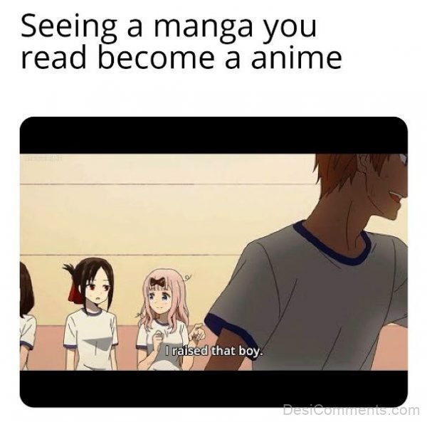 Seeing A Manga You