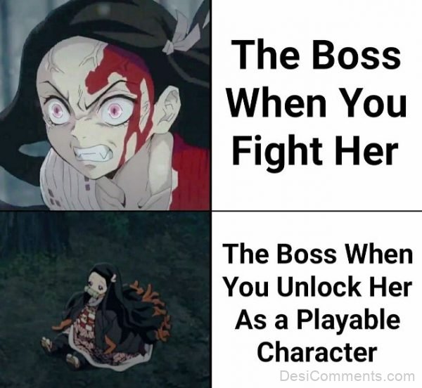 The Boss When You Fight Her