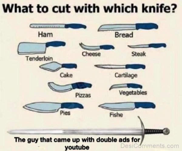 Want To Cut With Which Knife