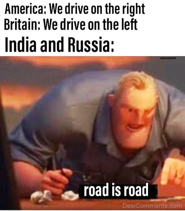 We Drive On The Right