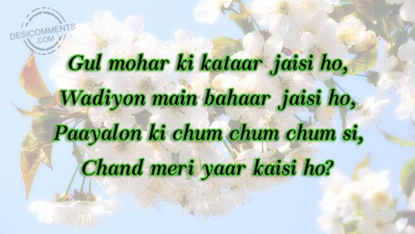 Gul Mohar Ki Kataar Jaisi Ho