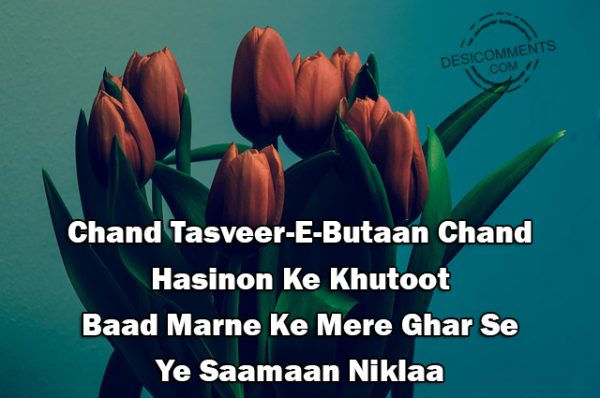 Chand Tasveer-E-Butaan Chand Hasinon Ke Khutoot