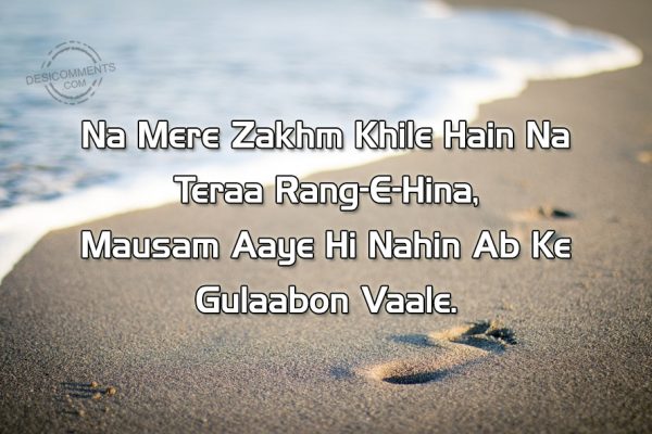 Na Mere Zakhm Khile Hain