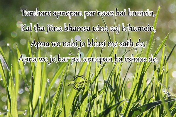 Tumhare Apnepan Par Naaz