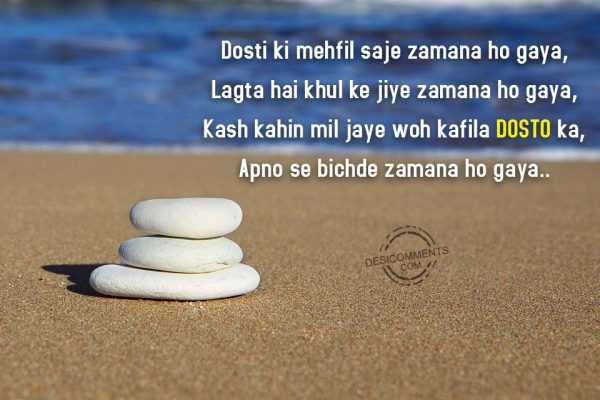 dosti-ki-mehfil-saje-zamana-ho-gaya