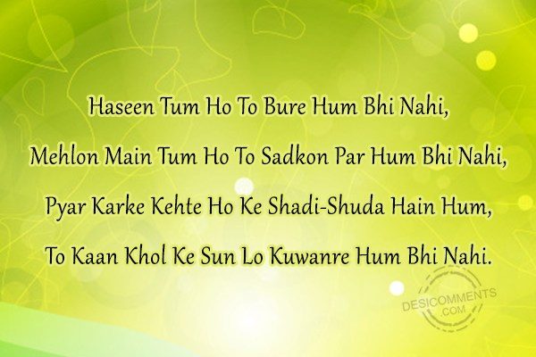 haseen-tum-ho-to-bure-hum-bhi-nahi