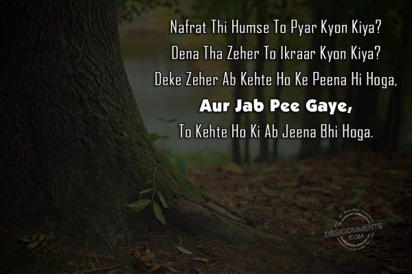 nafrat-thi-humse-to-pyar-kyon-kiya