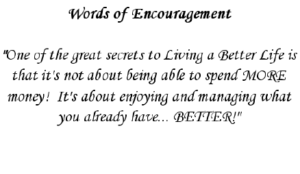 Words Of Encouragement