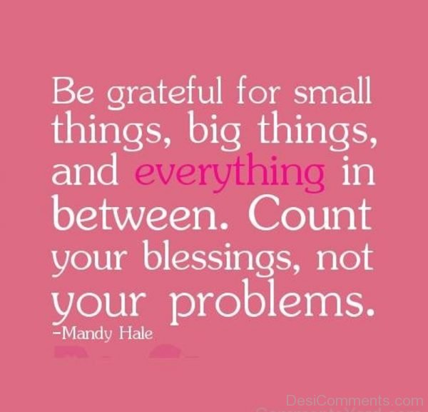 Count Your Blessings