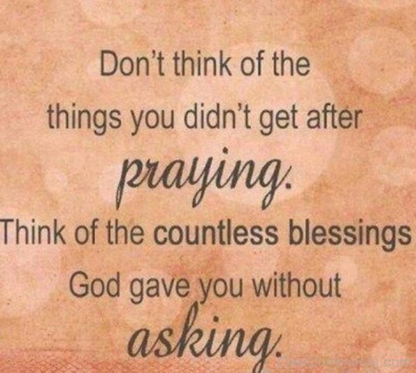 God Gave You Without Asking