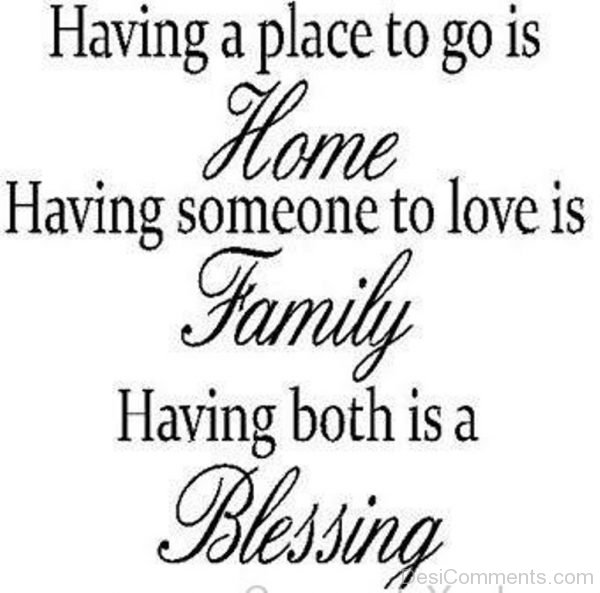 Having Someone To Love Is Family