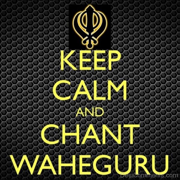 Keep Calm And Chant Waheguru-DC05