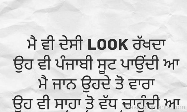 Mai Vi Desi Look Rakhda