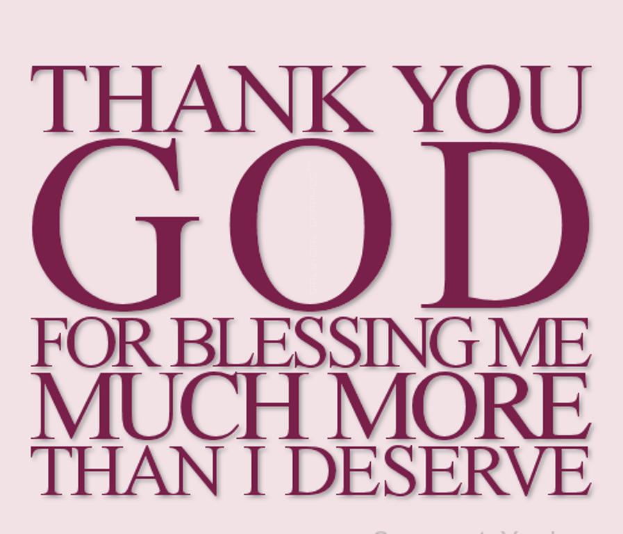 Thank You God For Blessing Me - DesiComments.com