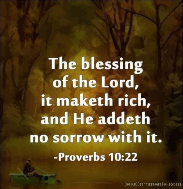 The Blessing Of The Lord