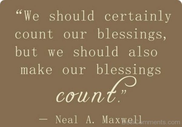 We Should Certainly Count Our Blessing-DC51