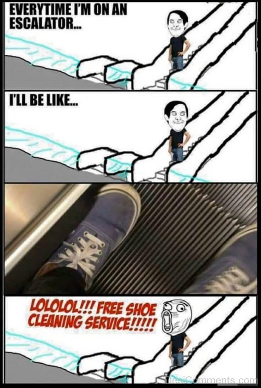 Everytime I’m On An Escalator