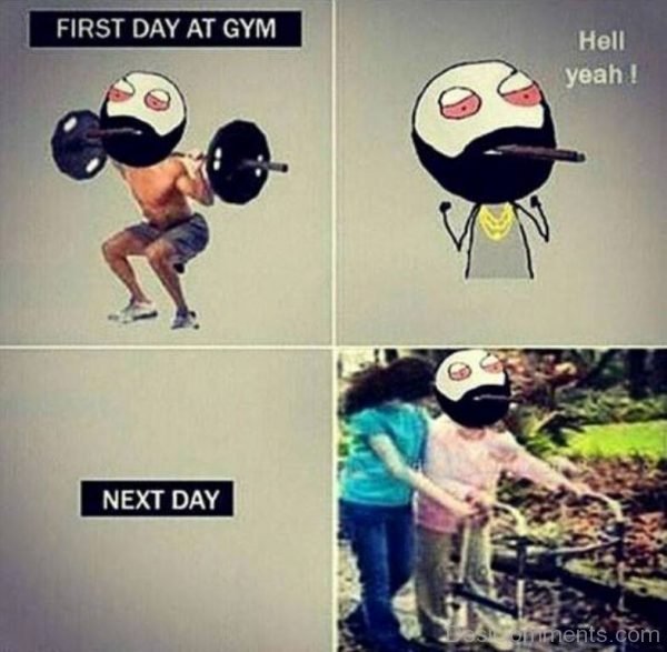 First Day At Gym