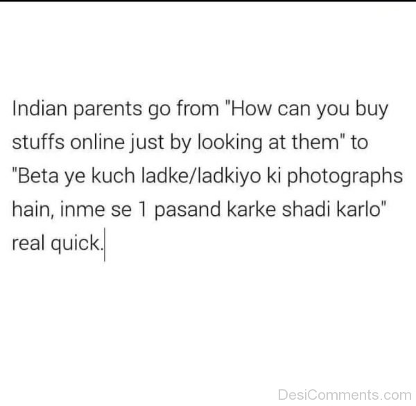 Indian Parents Go From