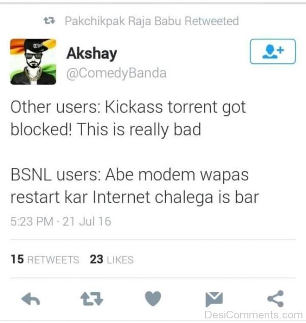 Other Users Vs BSNL Users-DC167