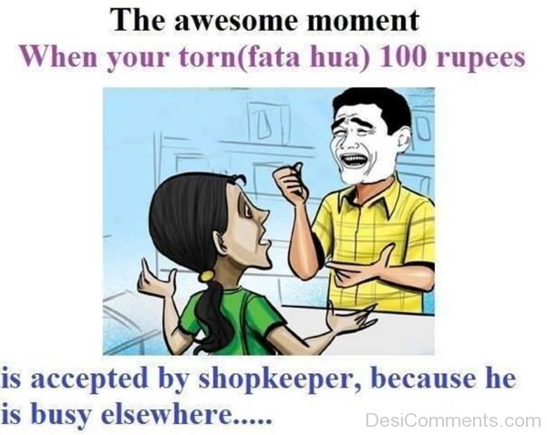 The Awesome Moment When Your Torn
