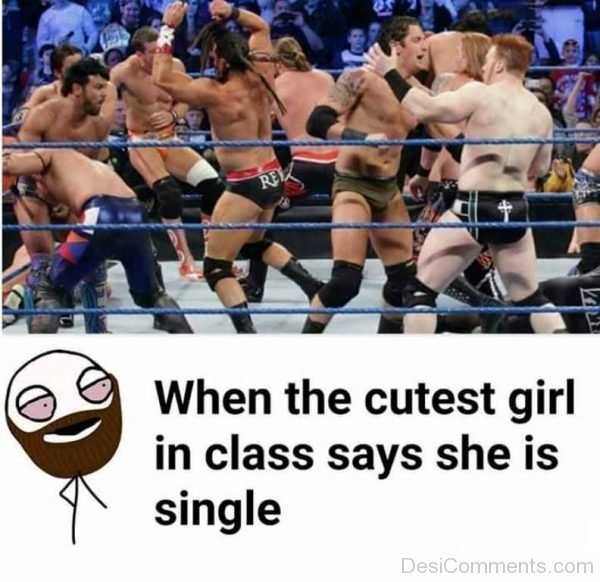 When The Cutest Girl In Class