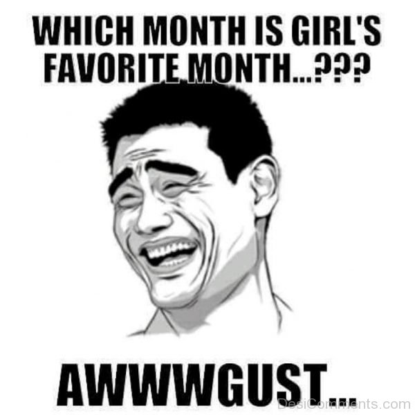 Which Month Is Girl’s Favorite Month