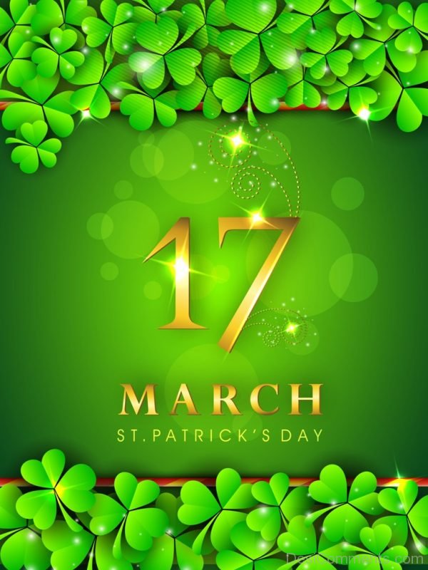 17th March Saint Patricks Day