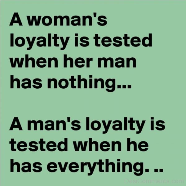 A Womans Loyalty Is Tested When Her Mas Nothing
