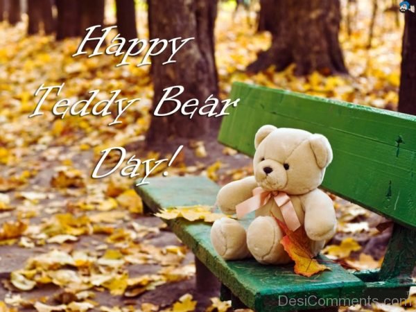 Adorable Pic Of Happy Teddy Bear Day