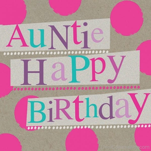 Auntie Happy Birthday Image