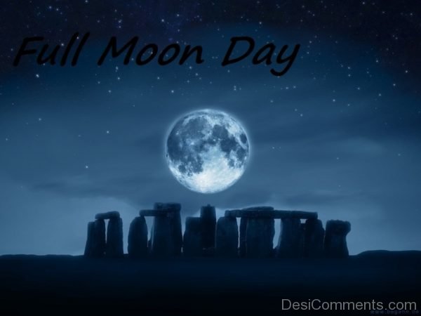 Beautiful Full Moon Day Pic