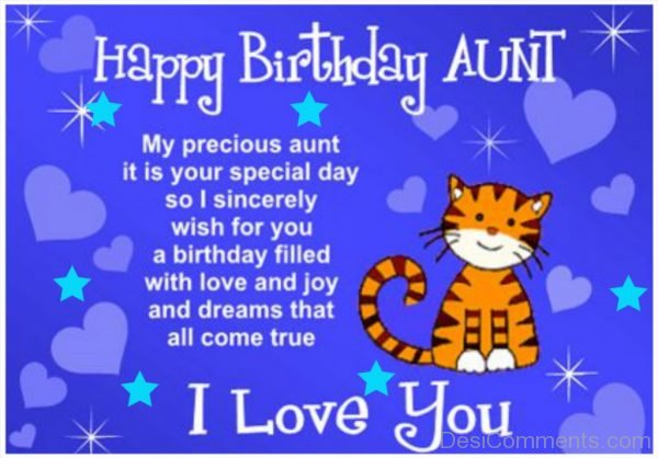 Birthday Wishes for Aunt