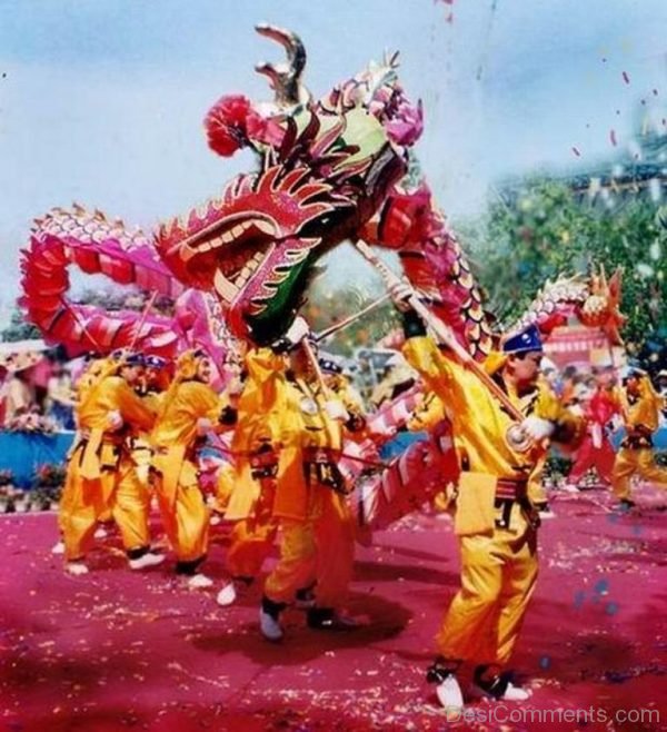 Celebrating Spring Festival Image